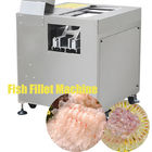 Automatic 220V Fish Slicing Machine , Stainless Steel Electric Fish Cutting Machine