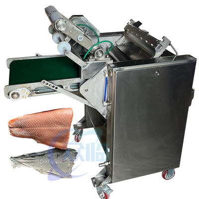 Durable 380V Fish Skin Peeling Machine Anti Erosion High Efficiency