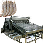 Production line of integrated shrimp and fish cleaning machine Customized large drum shrimp grading machine