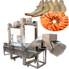Seafood processing factory continuous shrimp steaming machine steaming fish