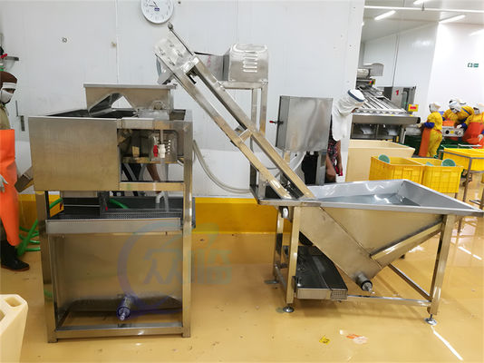 Shrimp processing machine, shrimp hair processing and cleaning machine, shrimp waste sorter