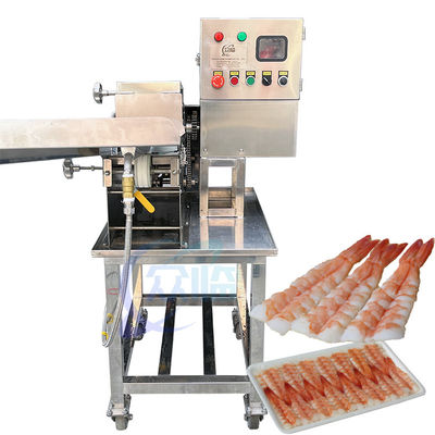 High Precision Aquatic Shrimp Processing Machine Sushi Shrimp Cutting Machine