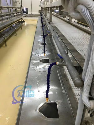 1506kg Seafood Production Line Stainless Steel Custom Workbench Fish And Shrimp Processing Line Conveyor Belt