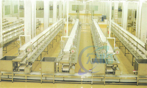 Customization Stainless Steel Frame Food Processing Assembly Line Belt Conveyor Fish Processing Conveyor