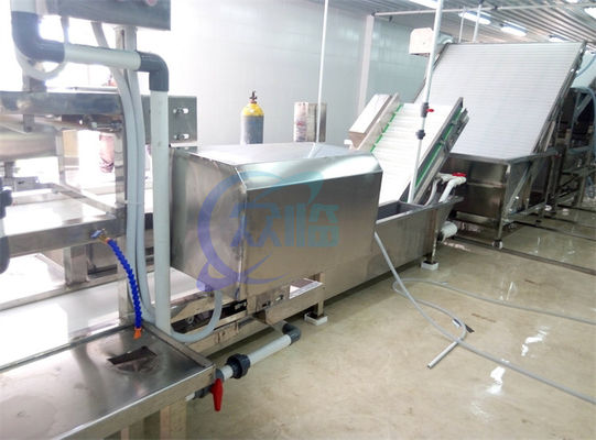 2.22KW SS Washing Machine For Fruit And Vegetable Processing Production Line Lettuce Cabbage Air Spray Washing Machine