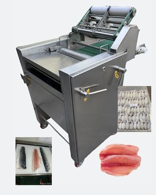 70Pcs/M Fish Processing Machine Stainless Steel Cuttlefish Peeling Machine High Stable