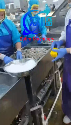 0.35KW Automatic Shrimp Cutter Multi Function Prawn Cutter And Remove Vein