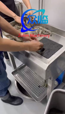 0.35KW Automatic Shrimp Cutter Multi Function Prawn Cutter And Remove Vein