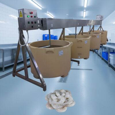 Good price Zolim Seafood Soaking Machine 1.1kw Industrial Stirrer Stable Stainless Steel Automatic Blender Seafood Mixer Seafood Machine online