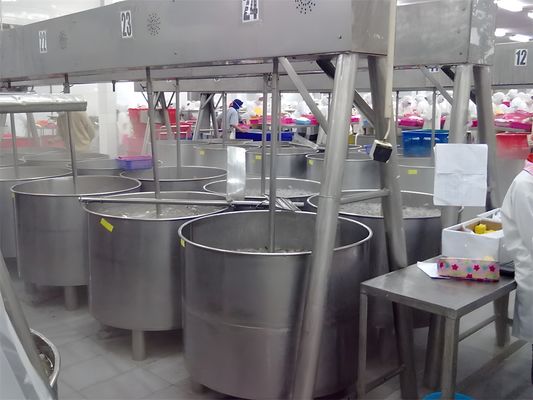 Multifunctional 1100W Soaking Machine , Durable Shrimp Processing Equipment