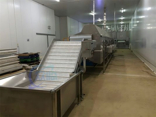 Industrial Shrimp Processing Machine 2280W Practical For Seafood Cooling