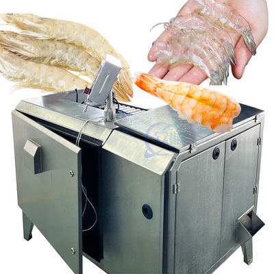 ISO Industrial Shrimp Peeling Equipment , Multifunctional Prawn Peeler Machine