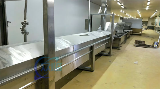 500-600KG/H Shrimp Cooking Machine Stable With PLC Touch Screen