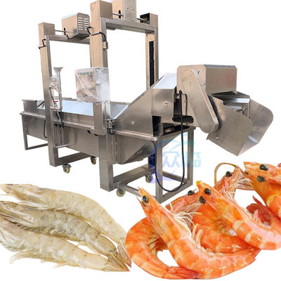 ISO SUS304 Shrimp Heating Steam Cooker , Multipurpose Shrimp Processing Plant