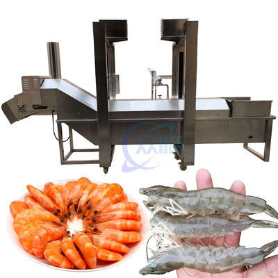 Industrial Shrimp Cooking Machine Durable 3.7KW For Processing