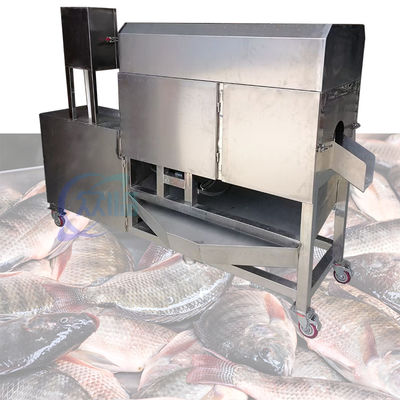 Industrial Stable Fish Gutting Machine Stainless Steel Material