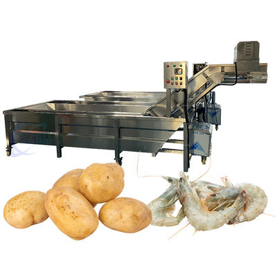 380V Automatic Fish Cleaning Machine , Multi Function Commercial Vegetable Washer