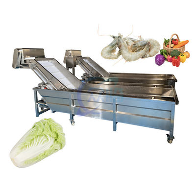 Stable Fish Speed Cleaning Machine , Wear Resistant Automatic Vegetable Washer