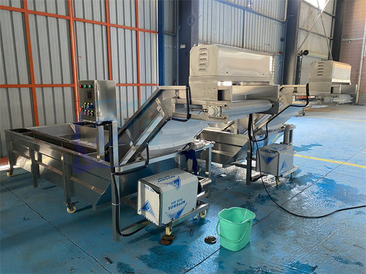 Stable Fish Speed Cleaning Machine , Wear Resistant Automatic Vegetable Washer