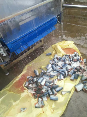 Mackerel Fish Cleaning And Cutting Machine Stable Anti Erosion