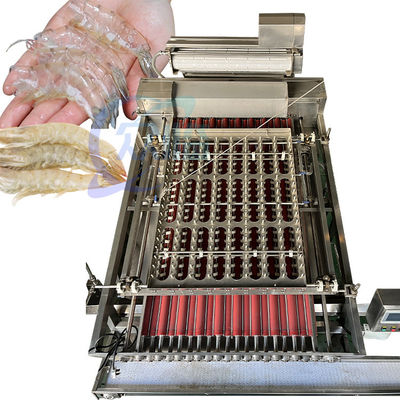 Touch Screen Shrimp Peeling Machine Multiscene 3000W 250-300KG/H