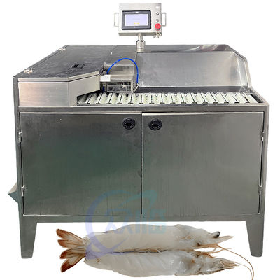 Seafood shrimp processing open back shrimp machinery and equipment Automatic butterfly shrimp peeling machine