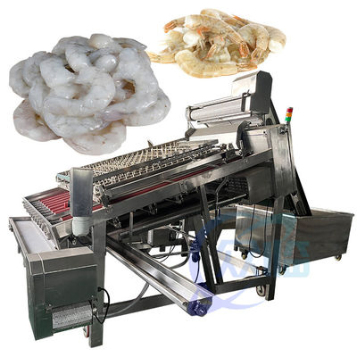 Fully automatic shrimp peeling production line The overall material is 304 stainless steel Shrimp Washing Machine