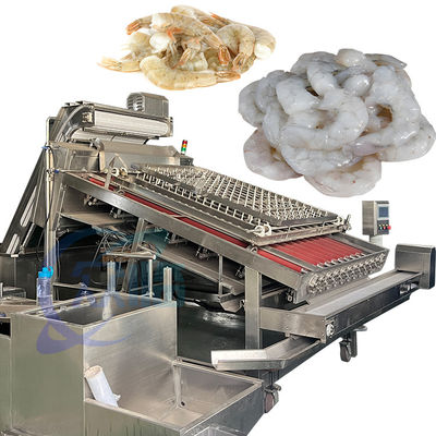 Large Capacity Shrimp Peeling Equipment / Shrimp Peeler Deveiner / Shrimp Shells Removing Machine