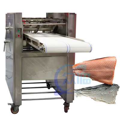 40-60pcs/min High Efficient Salmon Peeling Machine 0.75KW Salmon Skinning Machine