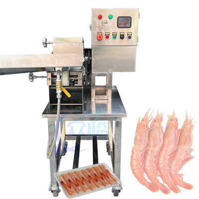 Efficient Cooked Shrimp Production Line Shrimp Belly Cutting Machine
