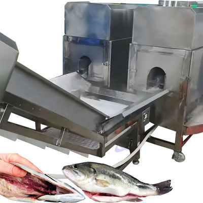 Fish cleaning belly back opening cutting machine killing fish descaling machine Stainless steel 304 fish processing equi