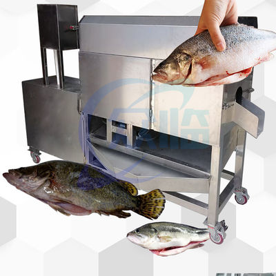 Fish cleaning belly back opening cutting machine killing fish descaling machine Stainless steel 304 fish processing equi