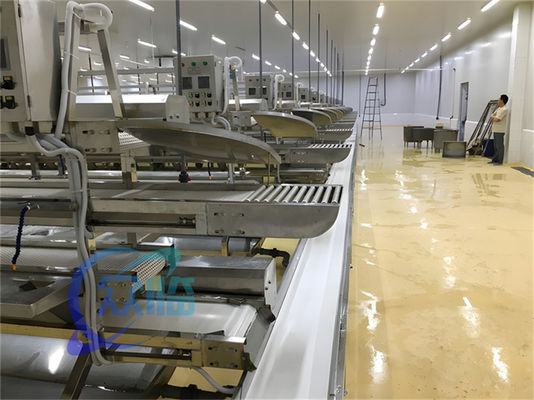 fish processing conveyor Fish processing factory production line Fish descaling production line Catfish skinne