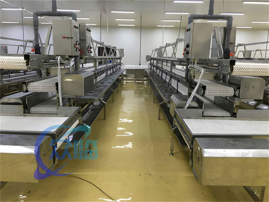 fish processing conveyor Fish processing factory production line Fish descaling production line Catfish skinne