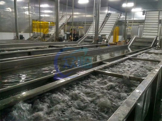 Industrial Potato Carrot Vegetable Cleaning Line Dates Pineapple Fruit Washer Bubble Washing Machine