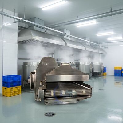 Good price CE Blanching Machine for Seafood Processing Durable Cooking Equipment Automatic Cooking Tunnel for Fish Seafood Cooking Line online
