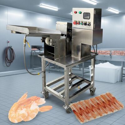 Good price High Stable Automatic Shrimp Cutter Multifunctional Shrimp Cutting Machine Stainless Steel 304 Prawn Cutting Machine for Seafood online