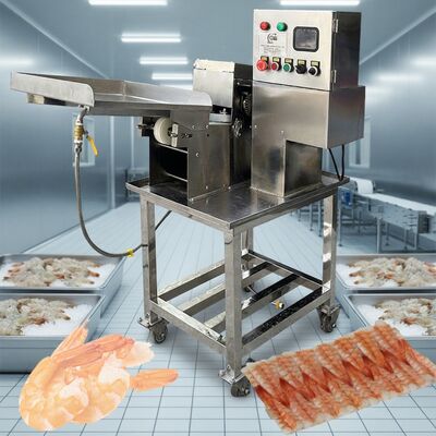 Good price Stable Sushi Shrimp Cutter Fast Industrial Prawn Cutting Machine Multipurpose Shrimp Cutting Equipment Smart Shrimp Processing online