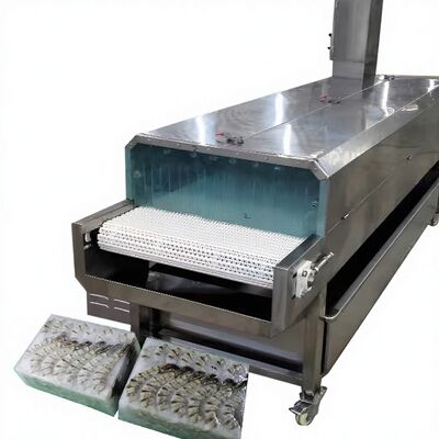 Good price CE Automatic Depanning Machine for Frozen Fish Shrimp Seafood Processing 380V 50Hz Automatic Tray Separator online