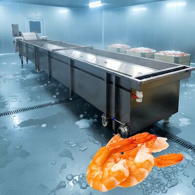 Good price Automatic Shrimp Cooling Machine for Seafood Plant 380V Shrimp Cold Water Machine Zolim Shrimp Cooling Line New Shrimp Cooler online