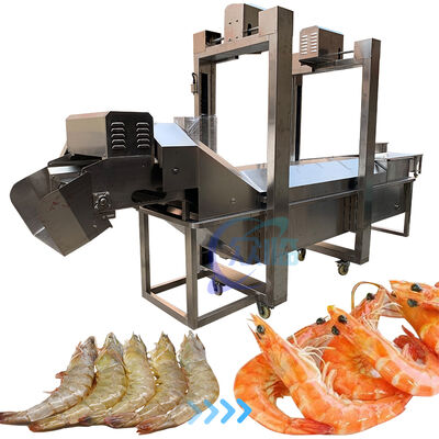 Good price Seafood Processing Factory Continuous Shrimp Steaming Machine Steaming Fish online