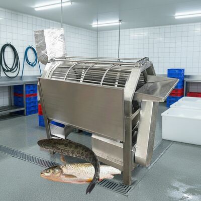 Good price Automatic Fish Scaling Machine for Fish Plant Fish Scale Remover Zolim Fish Descaling Machine 2.2kw Fish Descaling Equipment online