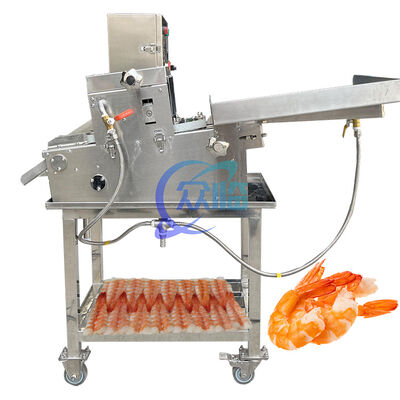 Good price 60-80pcs/Min Cooked Shrimp Sushi Cutting Machine Sushi Shrimp Belly Cutter online