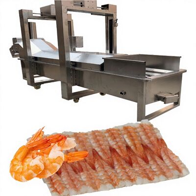 Good price Energy Saving Automatic Cutter Sushi Shrimp Production Line Food Processor Prawn Cooker 500-600KG/H Capacity online