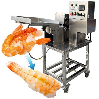 Good price Sushi Shrimp Cutting Machine for Seafood and Shrimp Belly Cutter 0.4KW Shrimp Back Cutting Machine 50-70Pcs/Min Sushi EBI Cutter online
