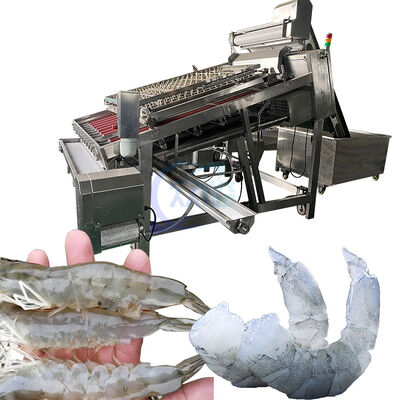 Good price Automatic White Red Shrimp Peeling Machine Fresh Frozen Shrimp Peeling Machine Shrimp Meat Separator online