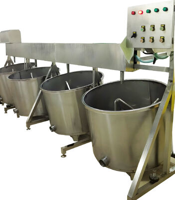 Good price Stainless Steel Mixer Shrimp Processing Soaking Machine Batch Shrimp Automatic Mixer Special for Seafood Processing Plants online