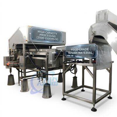 Good price High Capacity Shrimp Head Cutting Machine 316L Stainless Steel 500-800KG 7.5KW 50Hz online