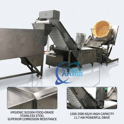 Good price Large Scale Shrimp Deheading Machine SUS304 500-800KG 2.2KW 380V For Catering Factory online