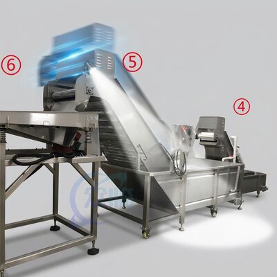 Good price Latest Shrimp Processing Equipment SUS316 800-1000KG 7.5KW 50Hz For Catering Factory online